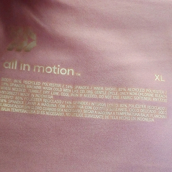 NWT All in Motion Women's Athletic Skort Purple Size XL - Picture 6 of 7